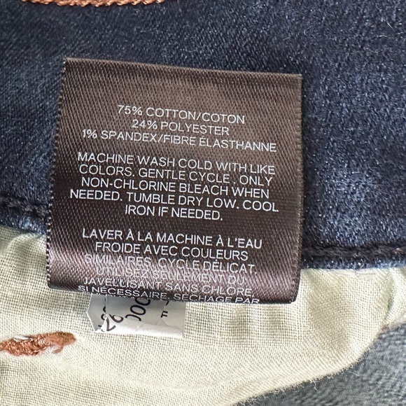 Express Jeans - Women's Blue Denim Mid-Rise Legging, Size 6R - Picture 5 of 9